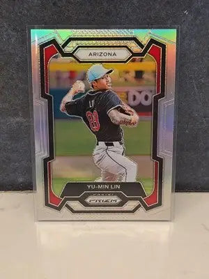 2024 Panini Prizm #228 Yu-Min Lin Silver Prizm Arizona Diamondbacks Baseball