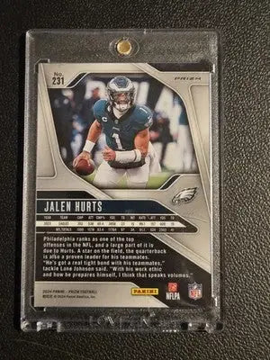 2024 Panini Prizm #231 Jalen Hurts Silver - Football Card Single