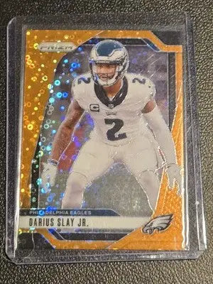 2024 Panini Prizm #235 Darius Slay Jr. Orange Disco Prizm - Football Card Single