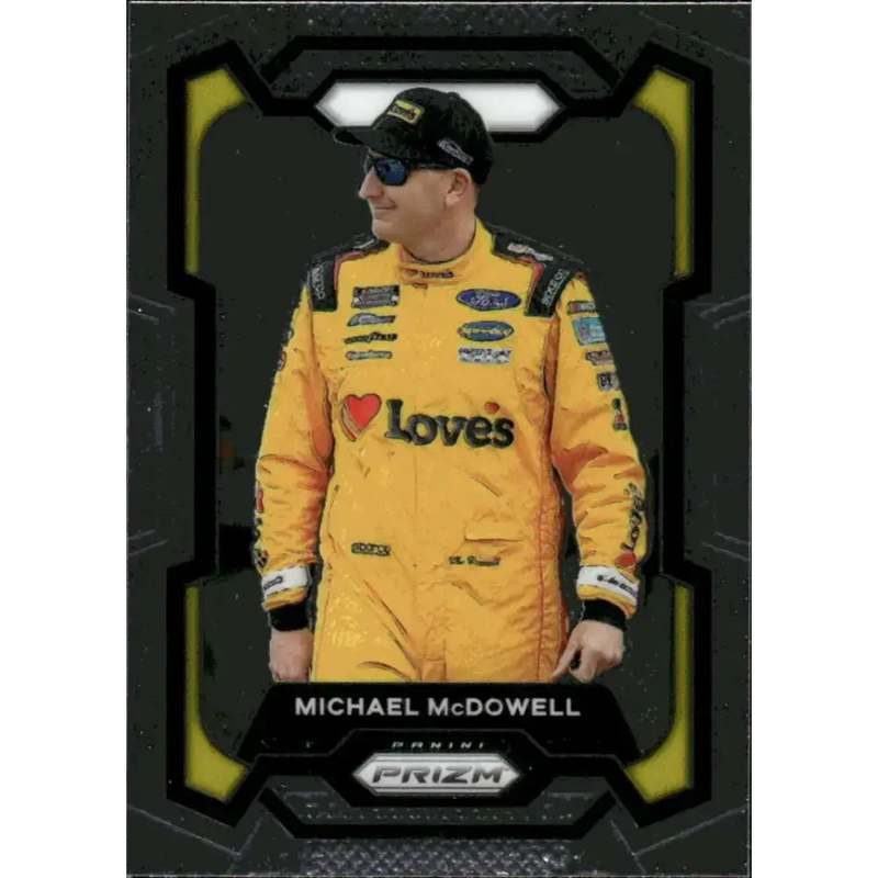 2024 Panini Prizm #24 Michael McDowell NM-MT Love’s Travel Stops/Front Row Motorsports/Ford Racing Card - Racing Card