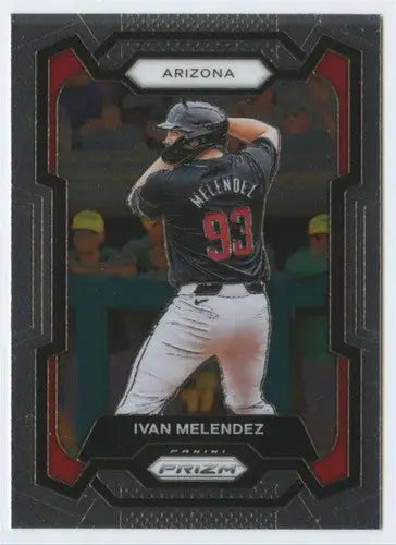 2024 Panini Prizm Ivan Melendez baseball card with original gloss Diamondbacks ID 76307
