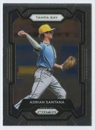 2024 Panini Prizm Adrian Santana baseball card with original gloss Rays ID 76110