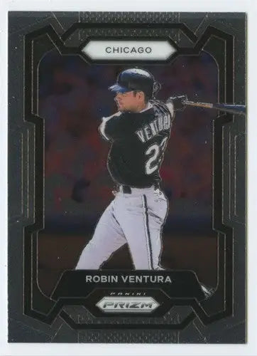 Robin Ventura baseball card from 2024 Panini Prizm White Sox series in NM-MT condition
