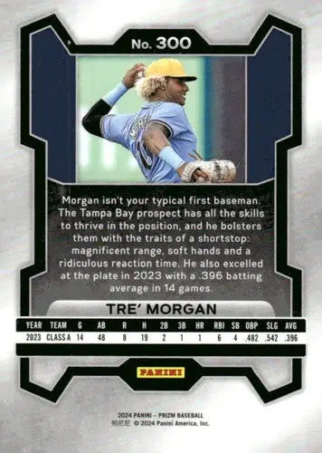 2024 Panini Prizm #300 Tre’ Morgan NM-MT Rays ID:76557 - Baseball Card Single