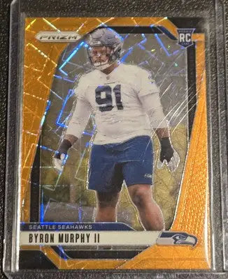 2024 Panini Prizm #317 Byron Murphy II Orange Ice - Football Card Single