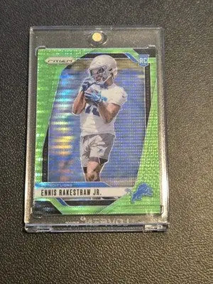 2024 Panini Prizm #332 Ennis Rakestraw Jr. Neon Green Pulsar - Football Card Single
