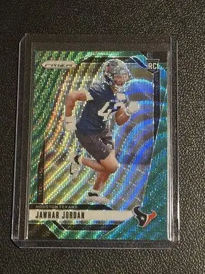 2024 Panini Prizm #346 Jawhar Jordan Green Wave - Football Card Single