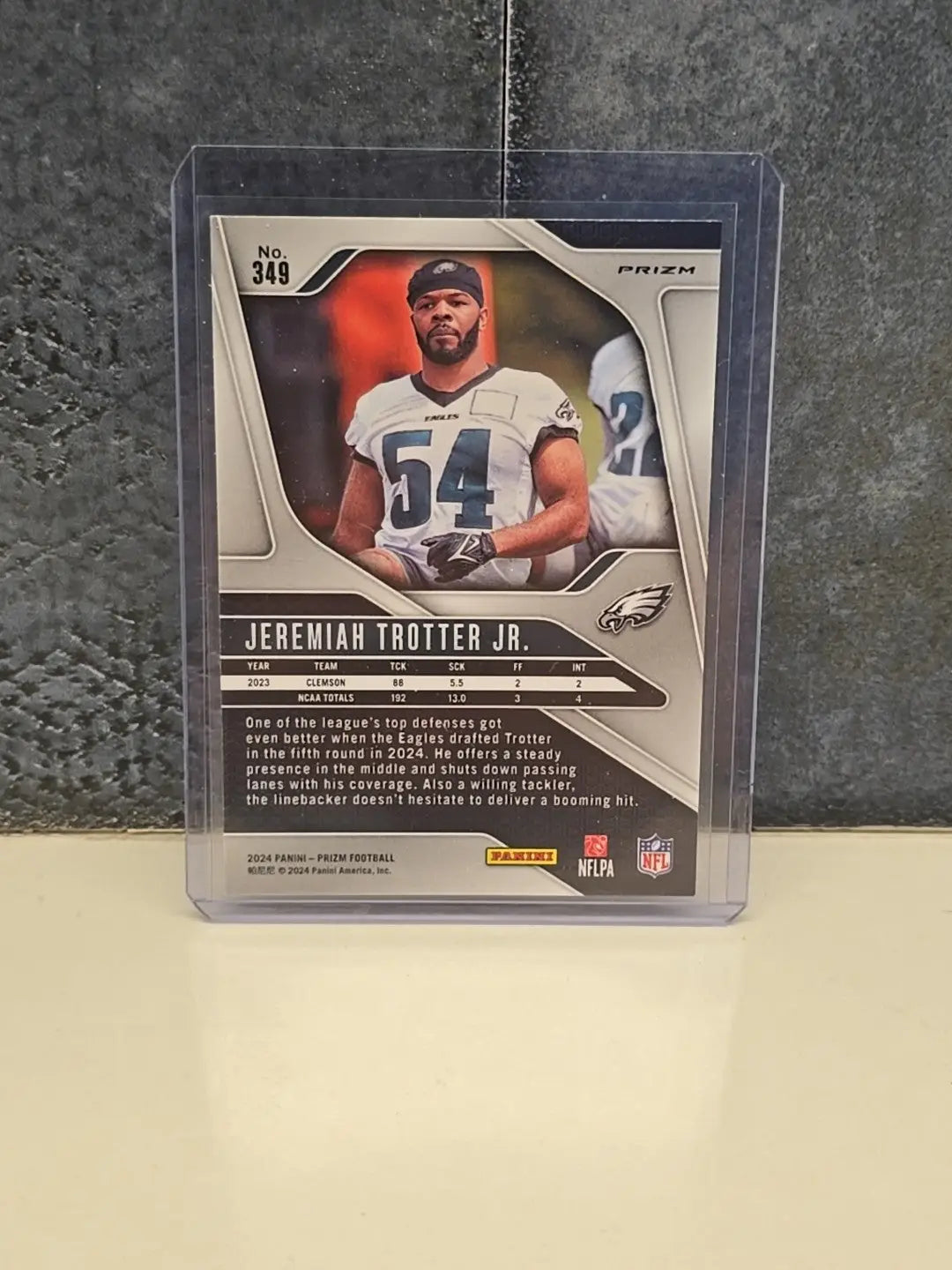 2024 Panini Prizm #349 Jeremiah Trotter Jr. Silver Prizm Philadelphia Eagles - Football Card Single