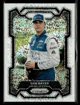 2024 Panini Prizm #44 Sam Mayer White Sparkle - Racing Card Single