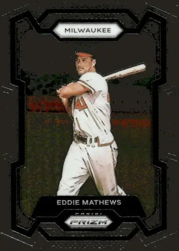 2024 Panini Prizm #57 Eddie Mathews NM-MT Braves ID:76516 - Baseball Card Single