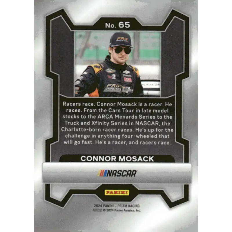 2024 Panini Prizm #65 Connor Mosack NM-MT Chevy Performance/Pinnacle Racing/Chevrolet Racing Card - Racing Card Single