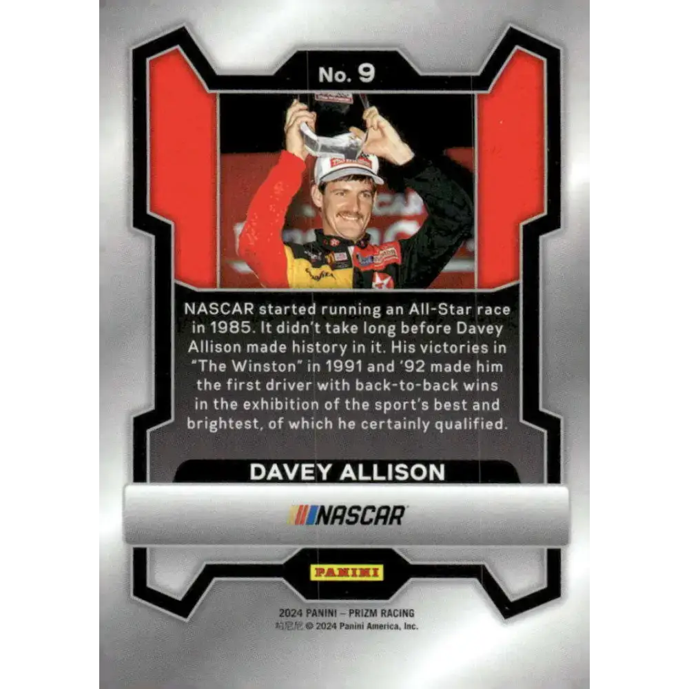 2024 Panini Prizm #9 Davey Allison NM-MT Texaco Havoline/Robert Yates Racing/Ford Racing Card - Racing Card Single