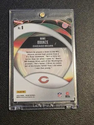 2024 Panini Prizm #9 Rome Odunze Portals - Football Card Single