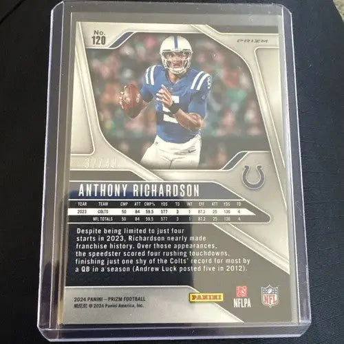 2024 Panini Prizm - Anthony Richardson Purple Power 32/49