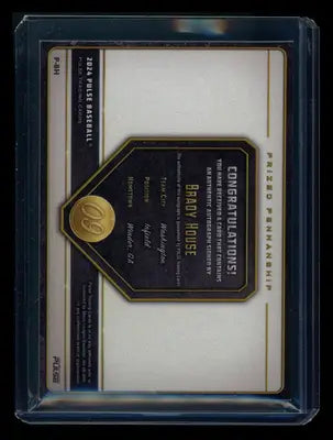 2024 Panini Prizm Brady House #PBH Autograph Baseball - Baseball Card Single