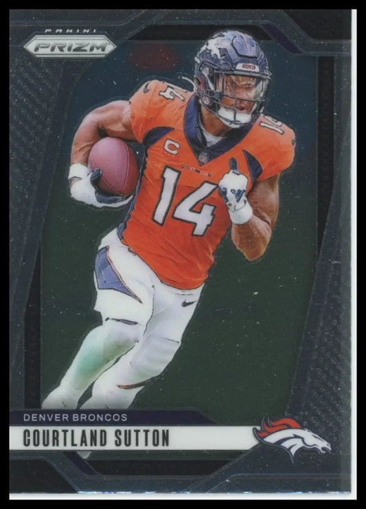 2024 Panini Prizm Courtland Sutton #86 Denver Broncos Football Card NFL Sports - Football Card Single
