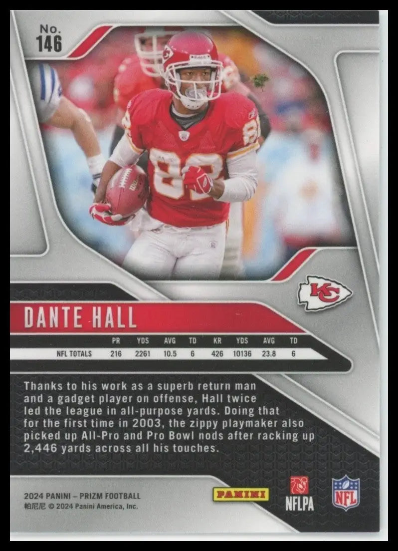 2024 Panini Prizm - Dante Hall #146