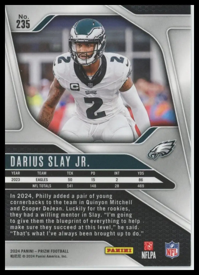 2024 Panini Prizm Darius Slay Jr. 235 Philadelphia Eagles - Football Card Single