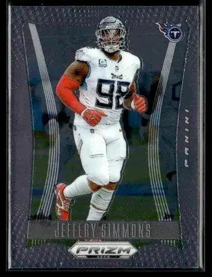2024 Panini Prizm Deca Jeffery Simmons #285 Tennessee Titans - Football Card Single