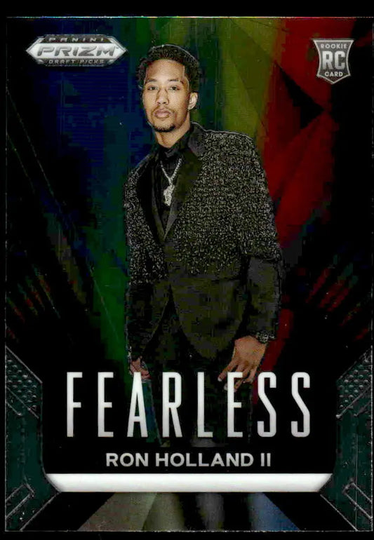 2024 Panini Prizm Draft Picks #18 Ron Holland II Fearless - Basketball Card Single
