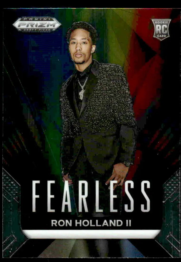 2024 Panini Prizm Draft Picks #18 Ron Holland II Fearless - Basketball Card Single