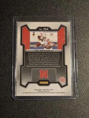 2024 Panini Prizm Draft Picks #194 Dylan Raiola - Football Card Single