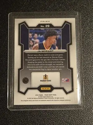 2024 Panini Prizm Draft Picks #29 Ja Morant Prizms Red Ice - Basketball Card Single