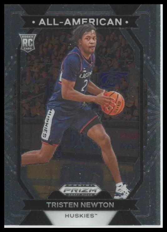 2024 Panini Prizm Draft Picks All American Tristen Newton #9 Rookie UCONN Huskie - Basketball Card Single