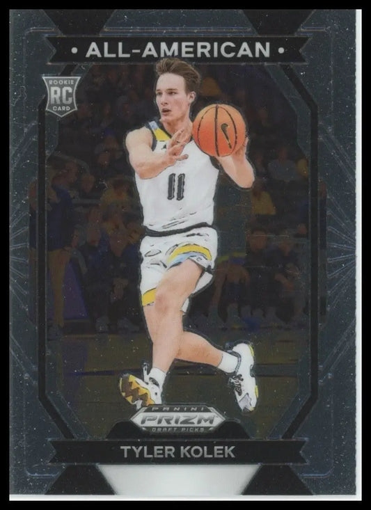 2024 Panini Prizm Draft Picks All American Tyler Kolek Rookie #22 Basketball - Basketball Card Single