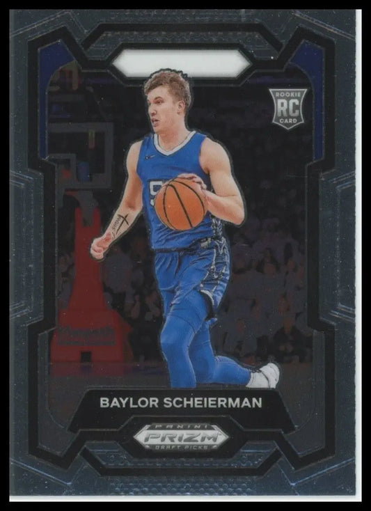 2024 Panini Prizm Draft Picks Baylor Scheierman #68 Rookie Basketball Card NCAA