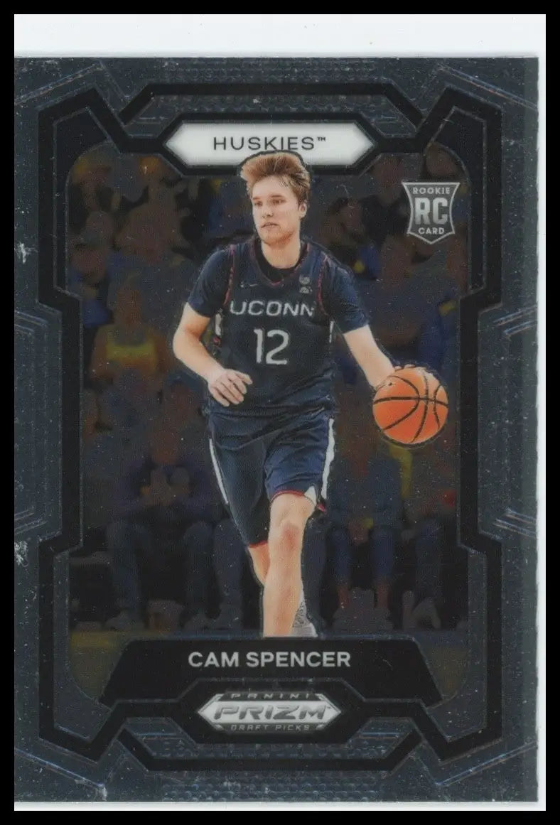 2024 Panini Prizm Draft Picks Cam Spencer #94 Rookie UCONN Huskies Basketball - Basketball Card Single