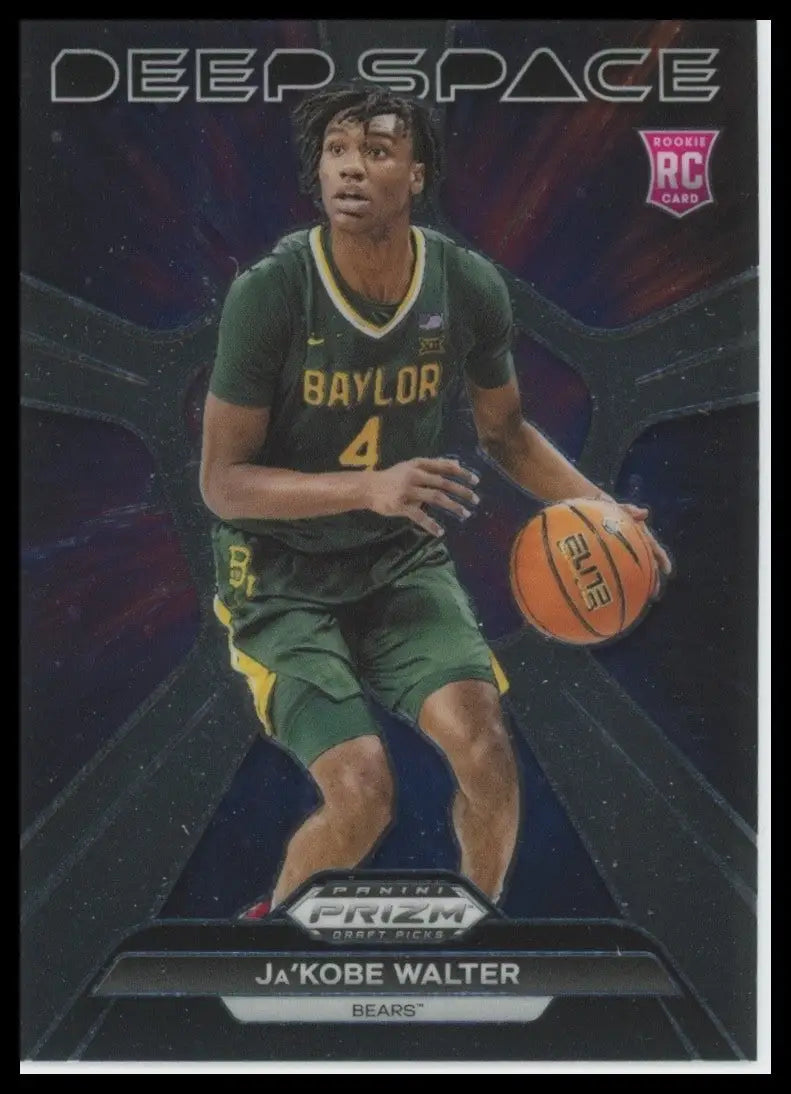 2024 Panini Prizm Draft Picks Deep Space JaKobe Walter Rookie #11 Baylor Bears - Basketball Card Single