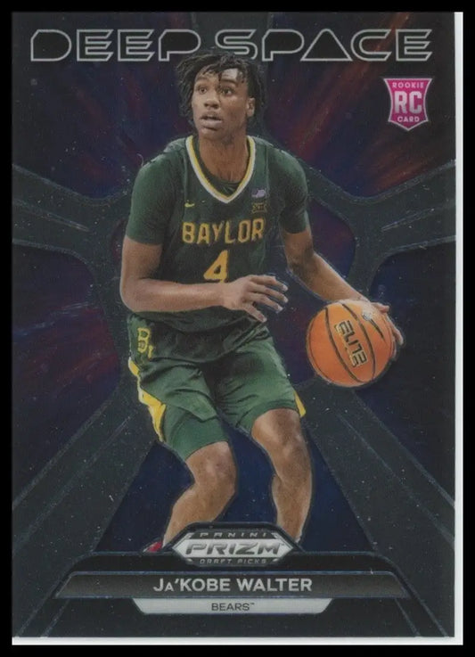 2024 Panini Prizm Draft Picks Deep Space JaKobe Walter Rookie #11 Baylor Bears - Basketball Card Single