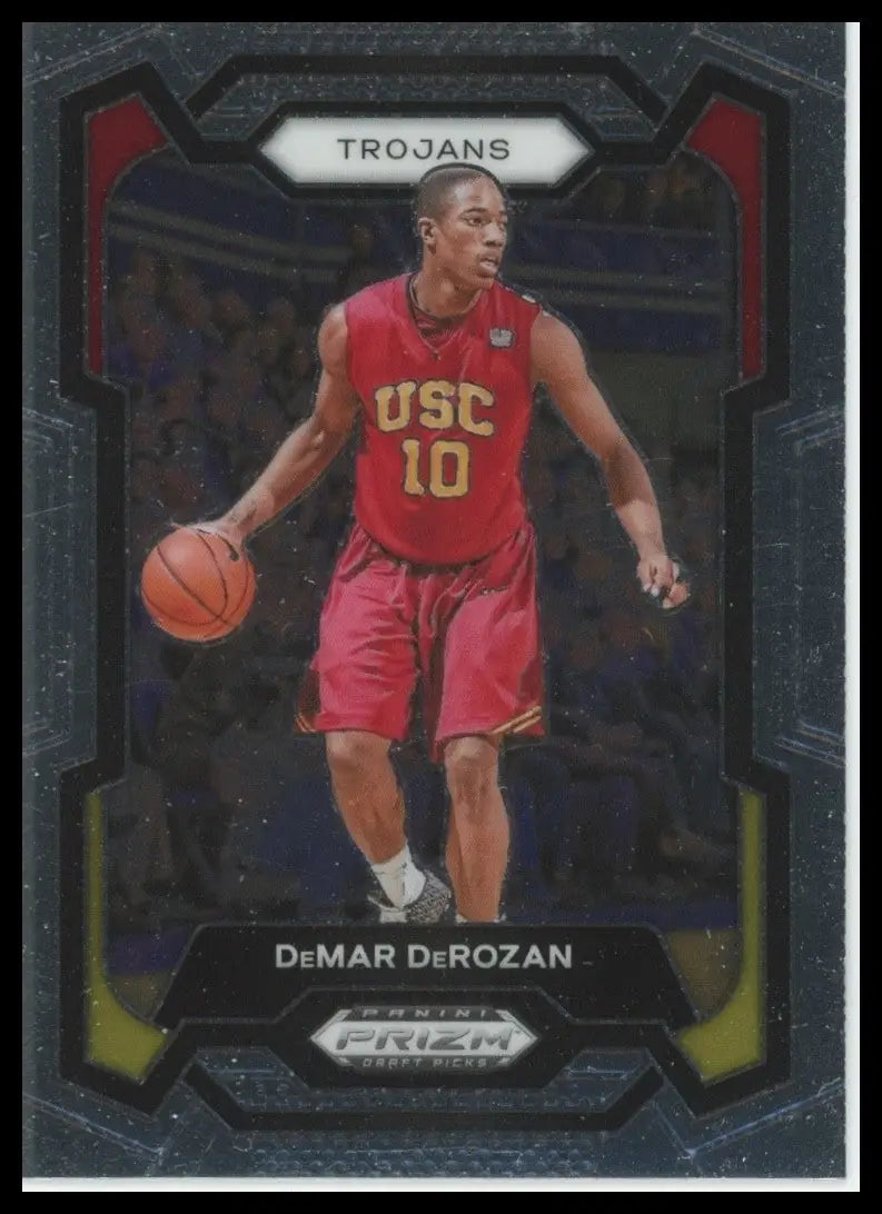 2024 Panini Prizm Draft Picks DeMar DeRozan #64 USC Trojans Basketball Card NCAA - Basketball Card Single