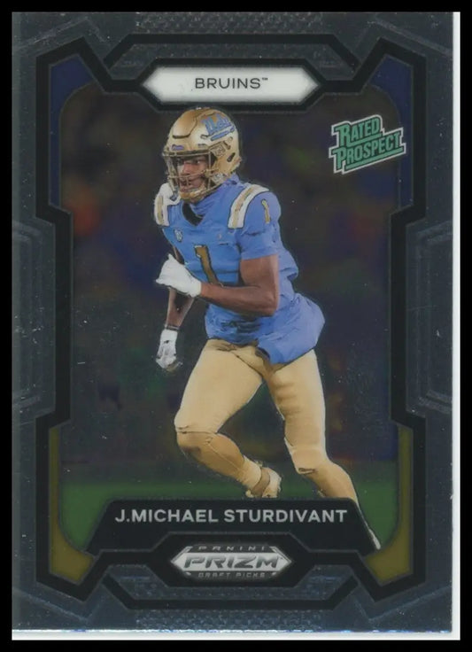 2024 Panini Prizm Draft Picks J. Michael Sturdivant 195 UCLA Bruins - Football Card Single