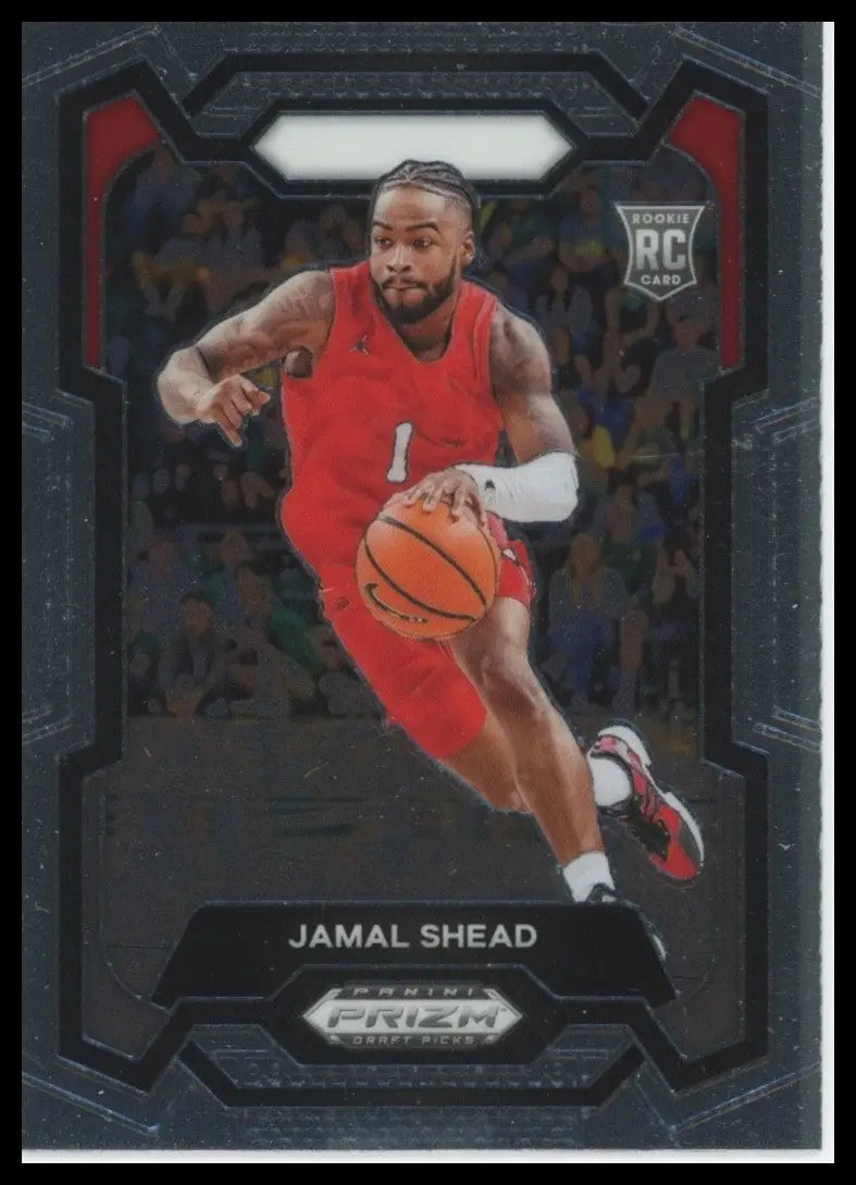 2024 Panini Prizm Draft Picks Jamal Shead #46 Rookie Basketball Card NCAA Sports - Basketball Card Single