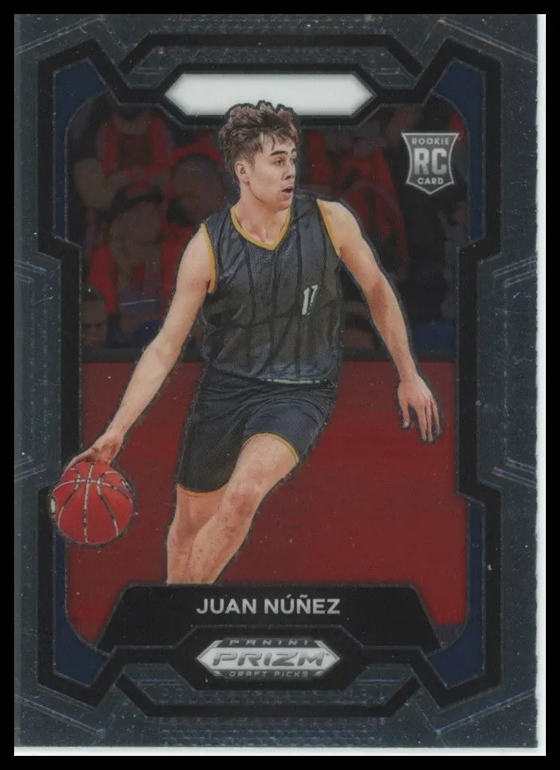2024 Panini Prizm Draft Picks Juan Nunez #36 Rookie Basketball Card NCAA Sports - Basketball Card Single