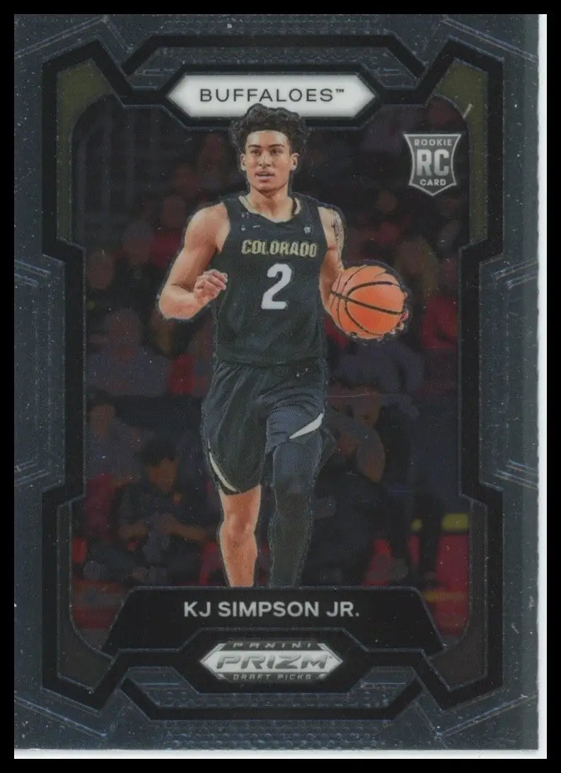 2024 Panini Prizm Draft Picks KJ Simpson Jr #93 Rookie Basketball Card NCAA - Basketball Card Single