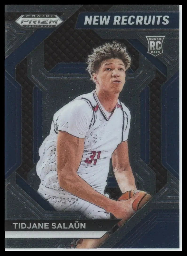 2024 Panini Prizm Draft Picks New Recruits Tidjane Salaun Rookie #7 Basketball