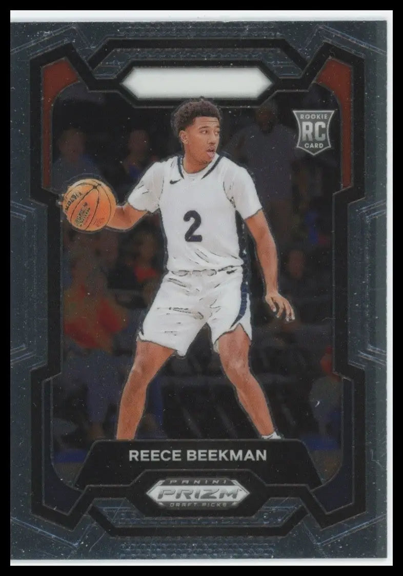 2024 Panini Prizm Draft Picks Reece Beekman #83 Rookie Basketball Card NCAA - Basketball Card Single