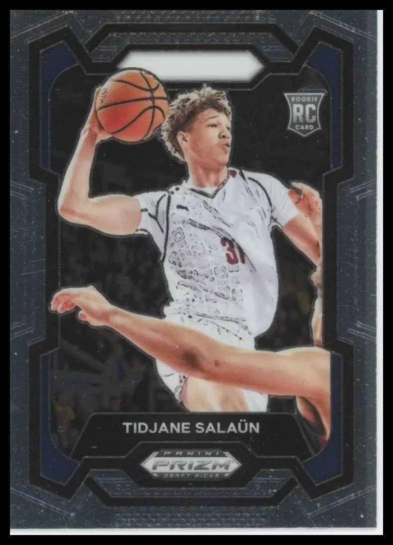 2024 Panini Prizm Draft Picks Tidjane Salaun #82 Rookie Basketball Card NCAA - Basketball Card Single