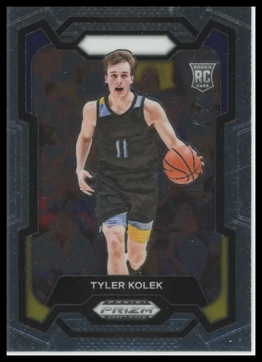 2024 Panini Prizm Draft Picks Tyler Kolek #7 Rookie Basketball Card NCAA Sports