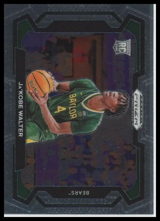 2024 Panini Prizm Draft Picks Variation #9 JaKobe Walter Rookie Baylor Bears