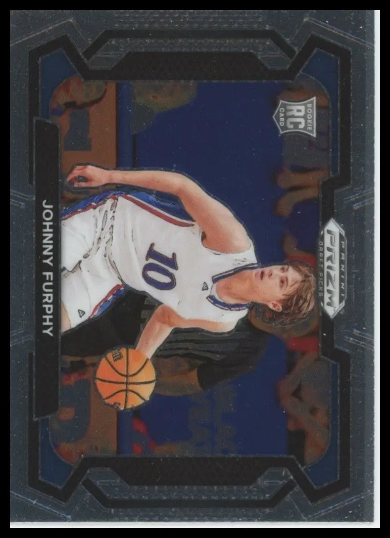 2024 Panini Prizm Draft Picks Variation Johnny Furphy Rookie #91 Kansas Jayhawks