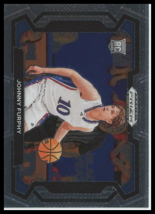 2024 Panini Prizm Draft Picks Variation Johnny Furphy Rookie #91 Kansas Jayhawks