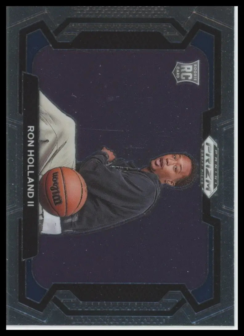 2024 Panini Prizm Draft Picks Variation Ron Holland II Rookie #8 Basketball Card