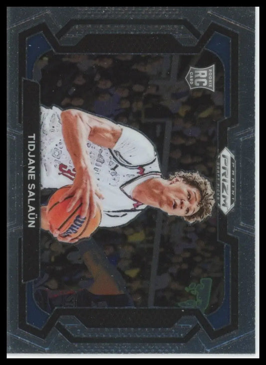 2024 Panini Prizm Draft Picks Variation Tidjane Salaun Rookie #82 Basketball