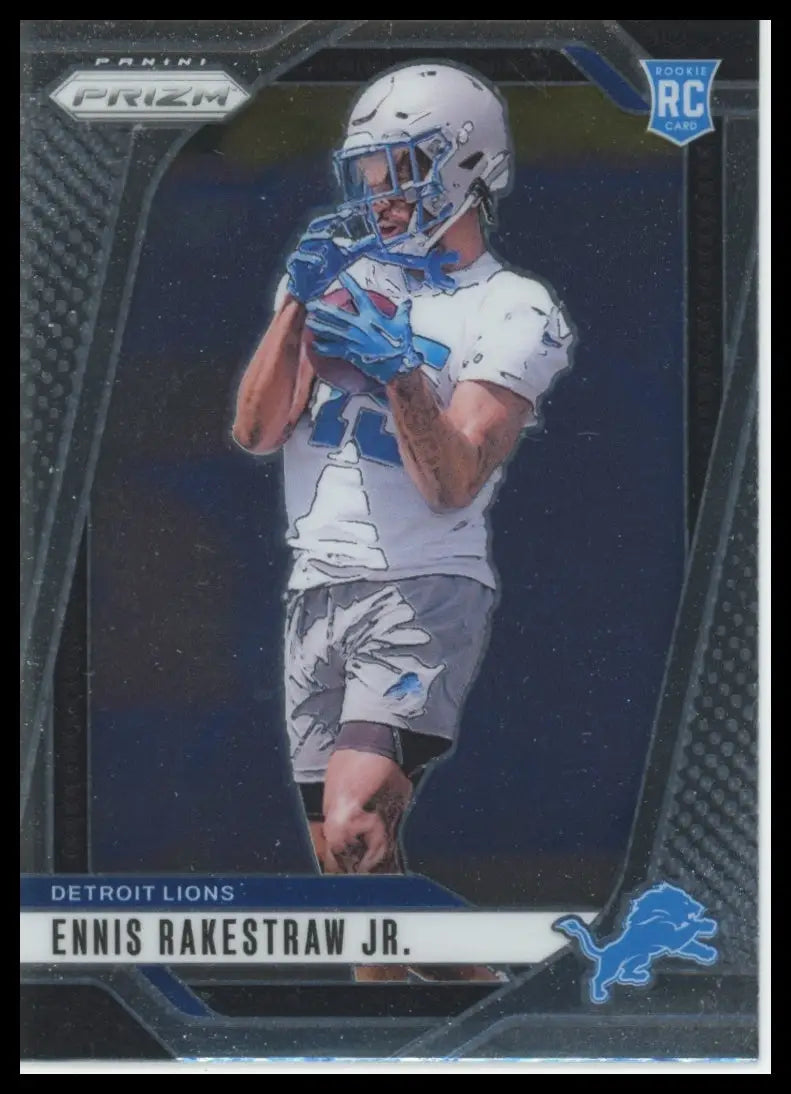 2024 Panini Prizm Ennis Rakestraw Jr. RC 332 Detroit Lions NM - Football Card Single