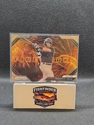 2024 Panini Prizm - Fireworks Roderick Arias #5 (RC) - Baseball Card Single
