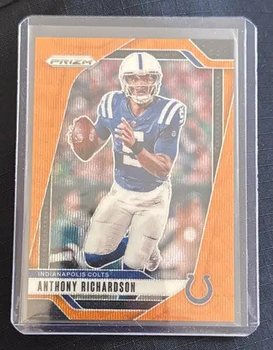 2024 Panini Prizm Football NFL ORANGE WAVE Anthony Richardson 50/60 Colts